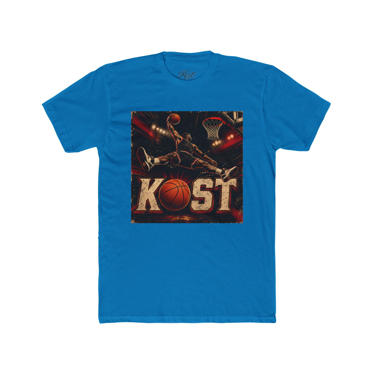 Basketball KOST Graphic Tee – Slam Dunk Court Design