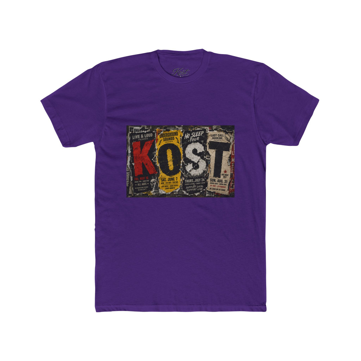 KOST Vintage Newspaper Graphic T-Shirt
