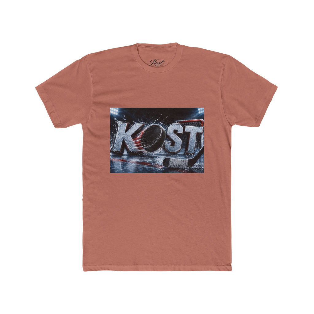 KOST Distressed Retro Logo Tee — Vintage Skate/Streetwear Graphic T-Shirt