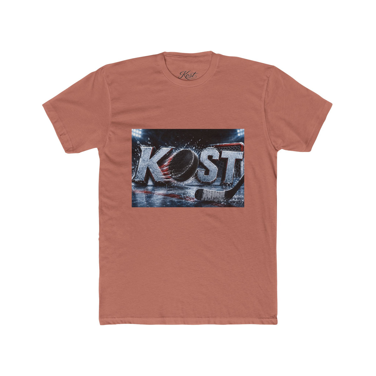 KOST Distressed Retro Logo Tee — Vintage Skate/Streetwear Graphic T-Shirt