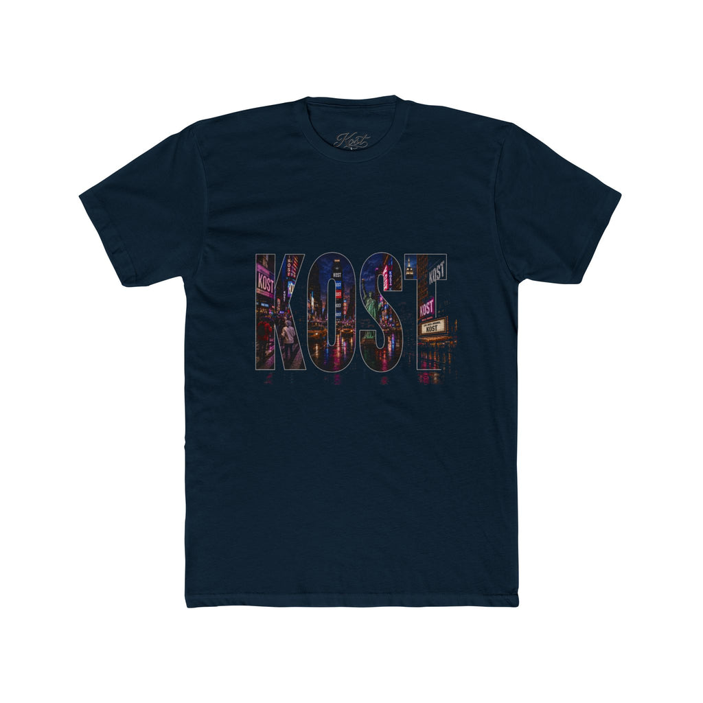 KOSTE Neon City Crew Tee — Vintage Nightlife Graphic T-Shirt