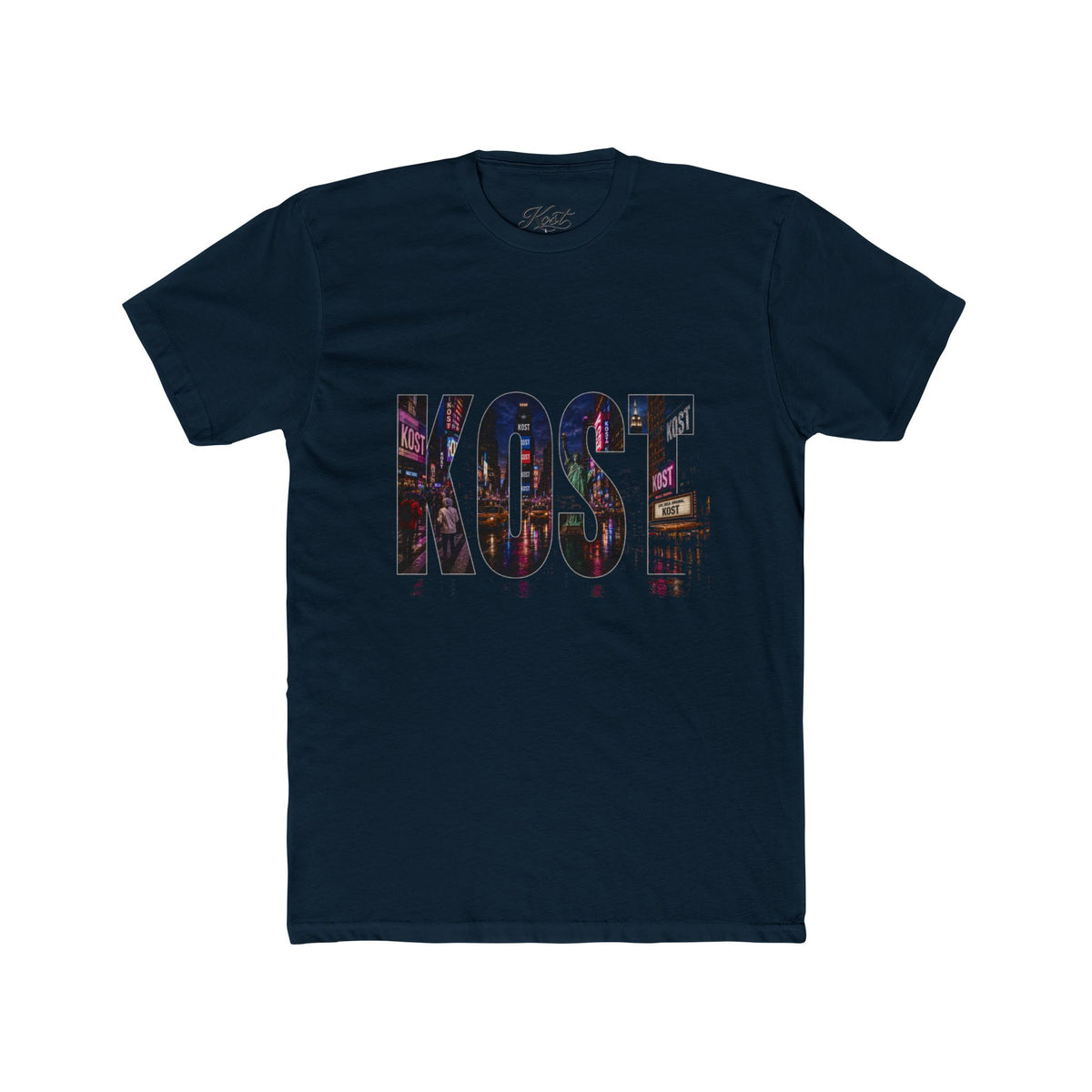 KOSTE Neon City Crew Tee — Vintage Nightlife Graphic T-Shirt