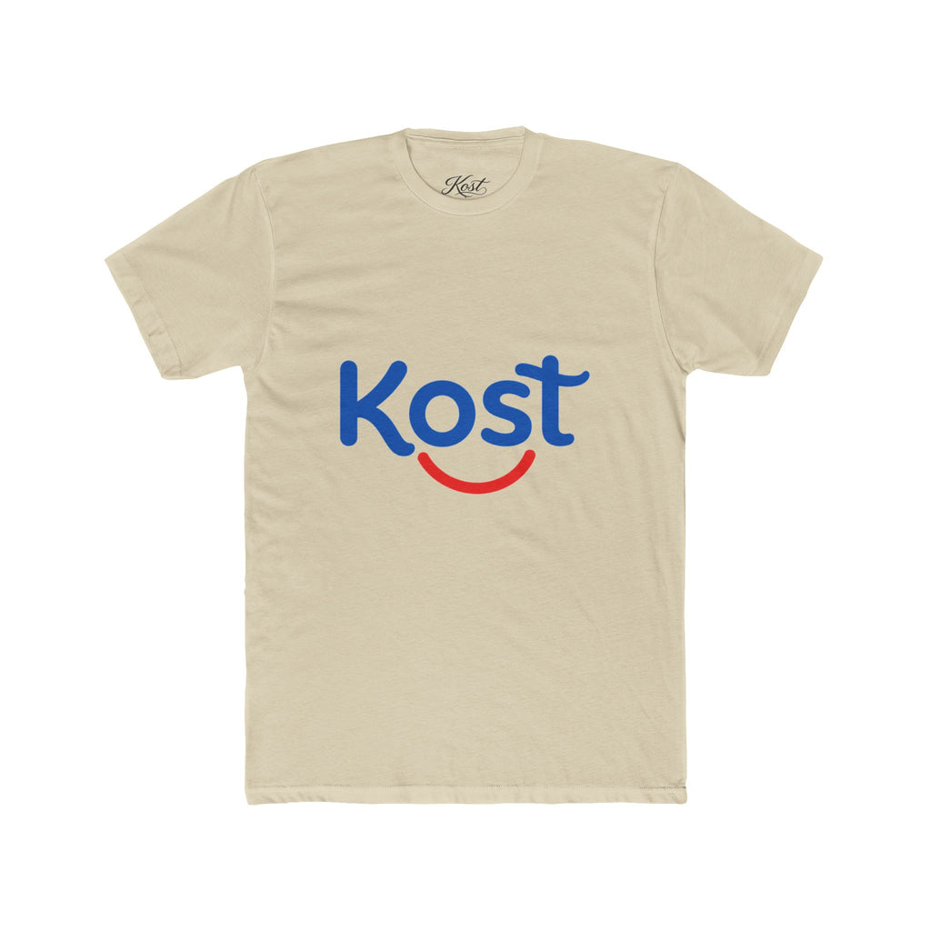 Kost Smile Logo Tee — Minimal Graphic Cotton Crew T-Shirt