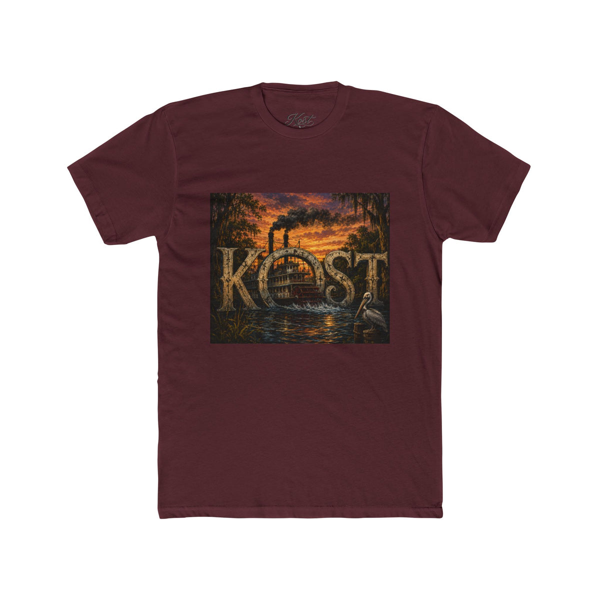 Köst Sunset Steam Tee — Vintage Riverboat Graphic T-Shirt