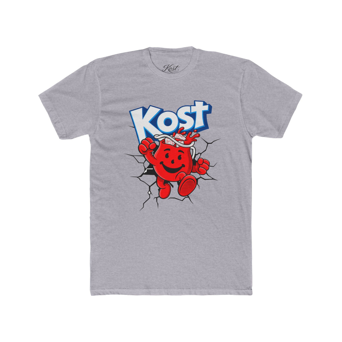 Kost Kool-Aid Inspired Retro Tee — Red Character Breakthrough Graphic T-Shirt