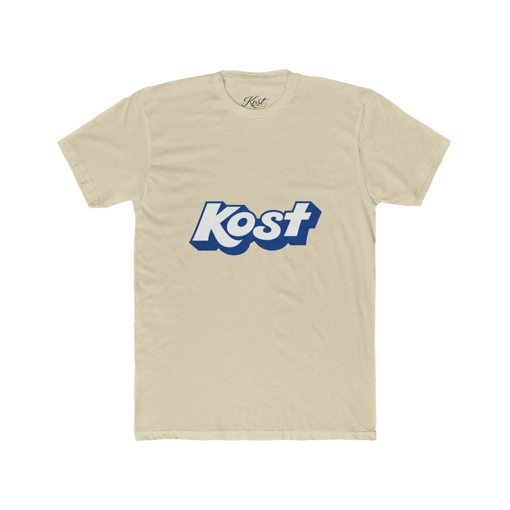 Kost Retro Logo Tee — Vintage Blue Graphic T-Shirt
