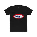 Kost Logo T-Shirt — Retro Red & Blue Graphic Crew Tee
