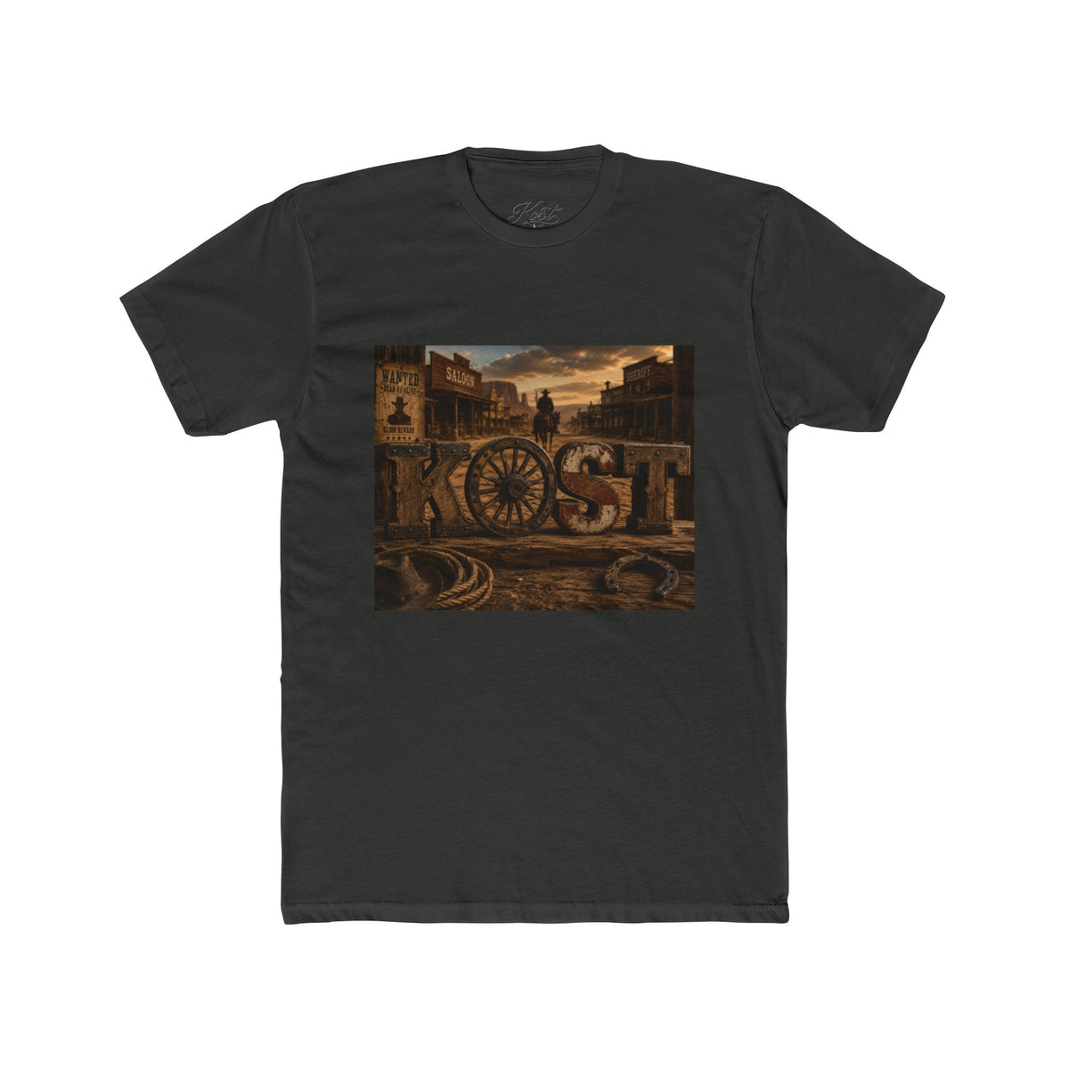 Vintage Industrial Steampunk Cityscape Graphic T-Shirt