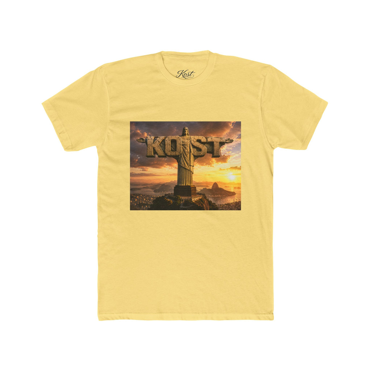 Christ the Redeemer Sunset T-Shirt – KOST Scripture Graphic Tee