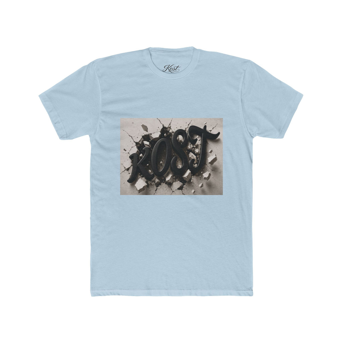 Abstract Black Brushstroke Art T‑Shirt