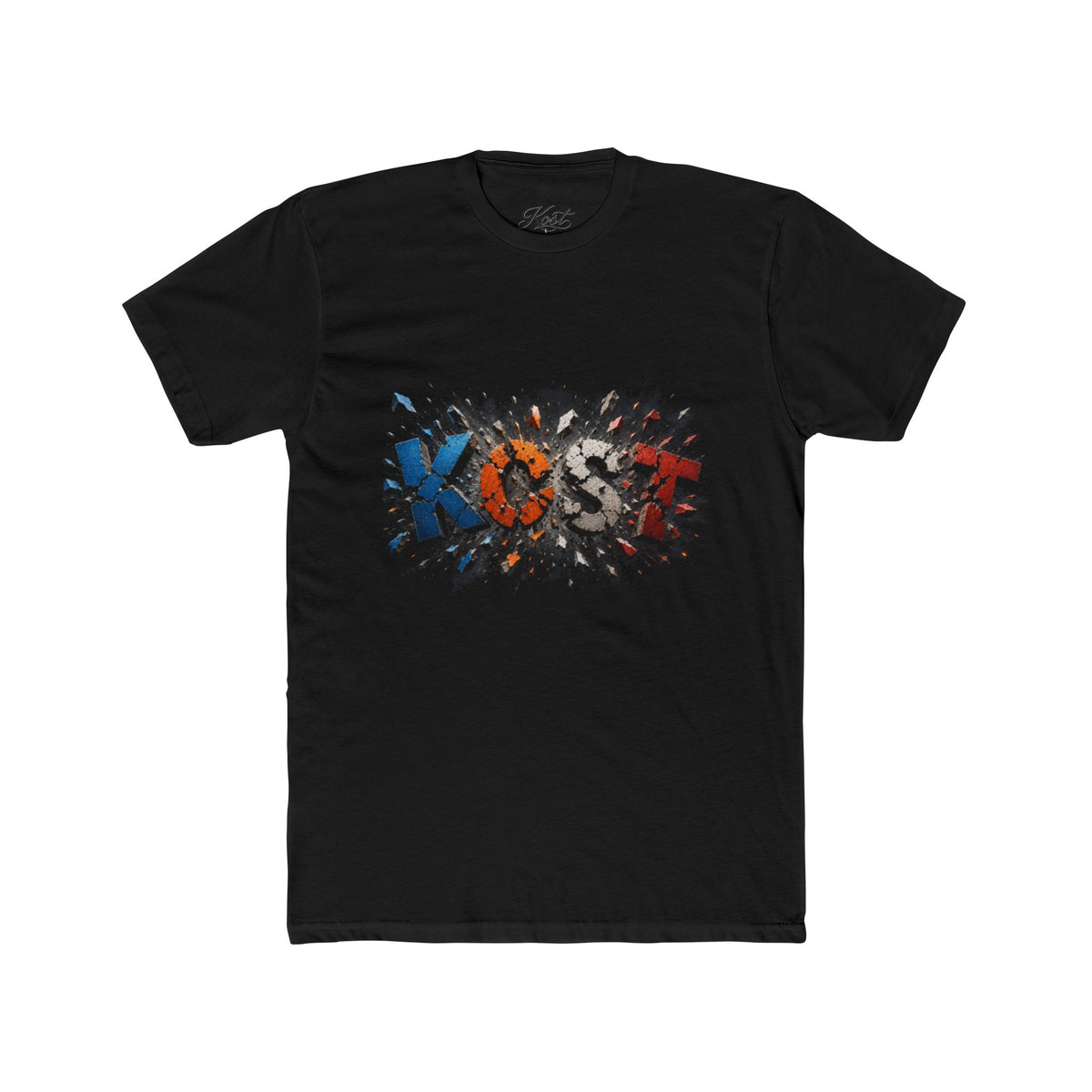 Abstract Color Splash Graphic T-Shirt