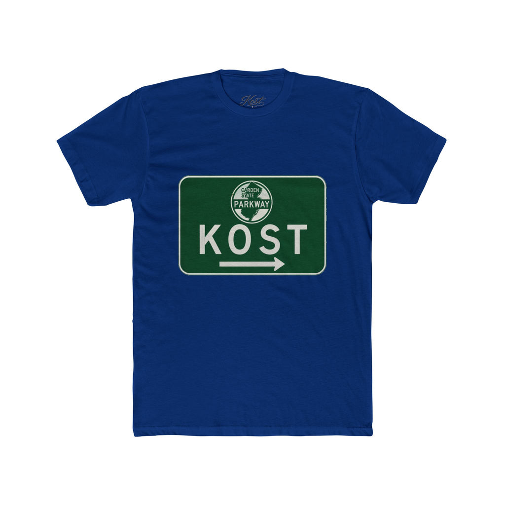 Kost Parkway Road Sign T‑Shirt — Retro Green Route Graphic Tee