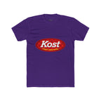 Kost Logo Tee — Vintage Red "Kost" Oval Graphic Cotton T-Shirt