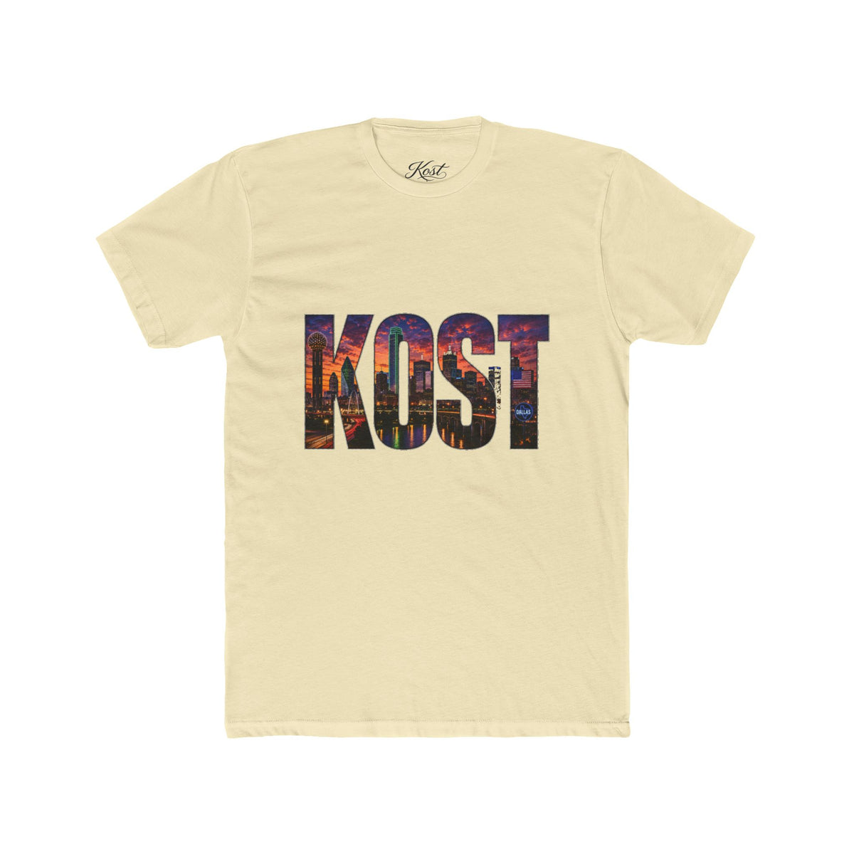 KOST Cityscape Graphic Tee — Urban Skyline Lettered T-Shirt