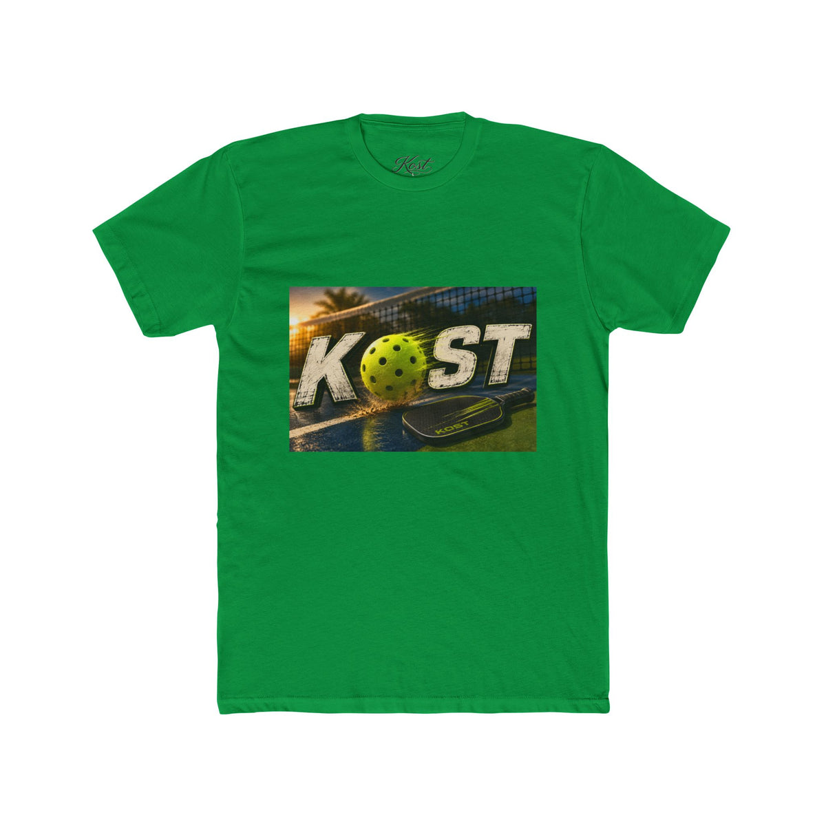 Pickleball Coast Graphic Tee — "COAST" Sunset Court Design