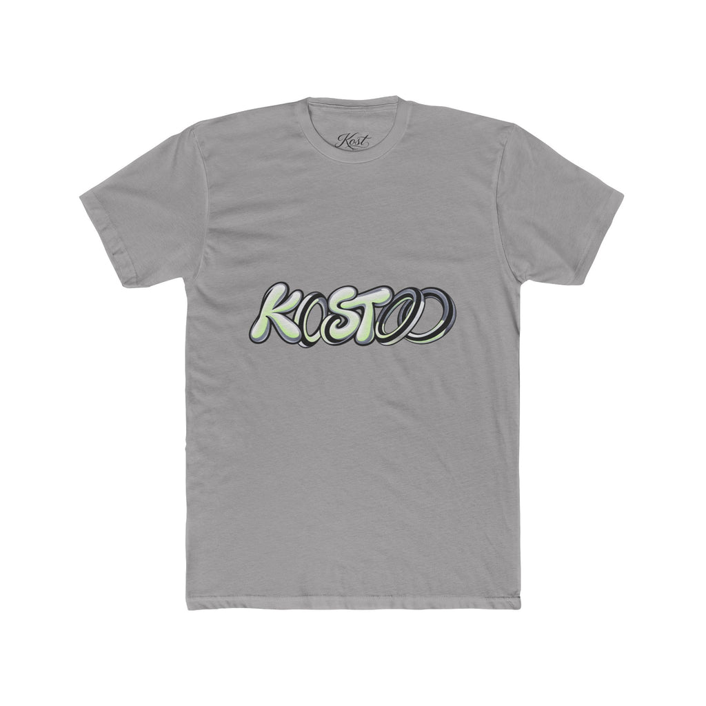 Graphic Tee — 'KOSTOD' Retro Bubble Letter Shirt
