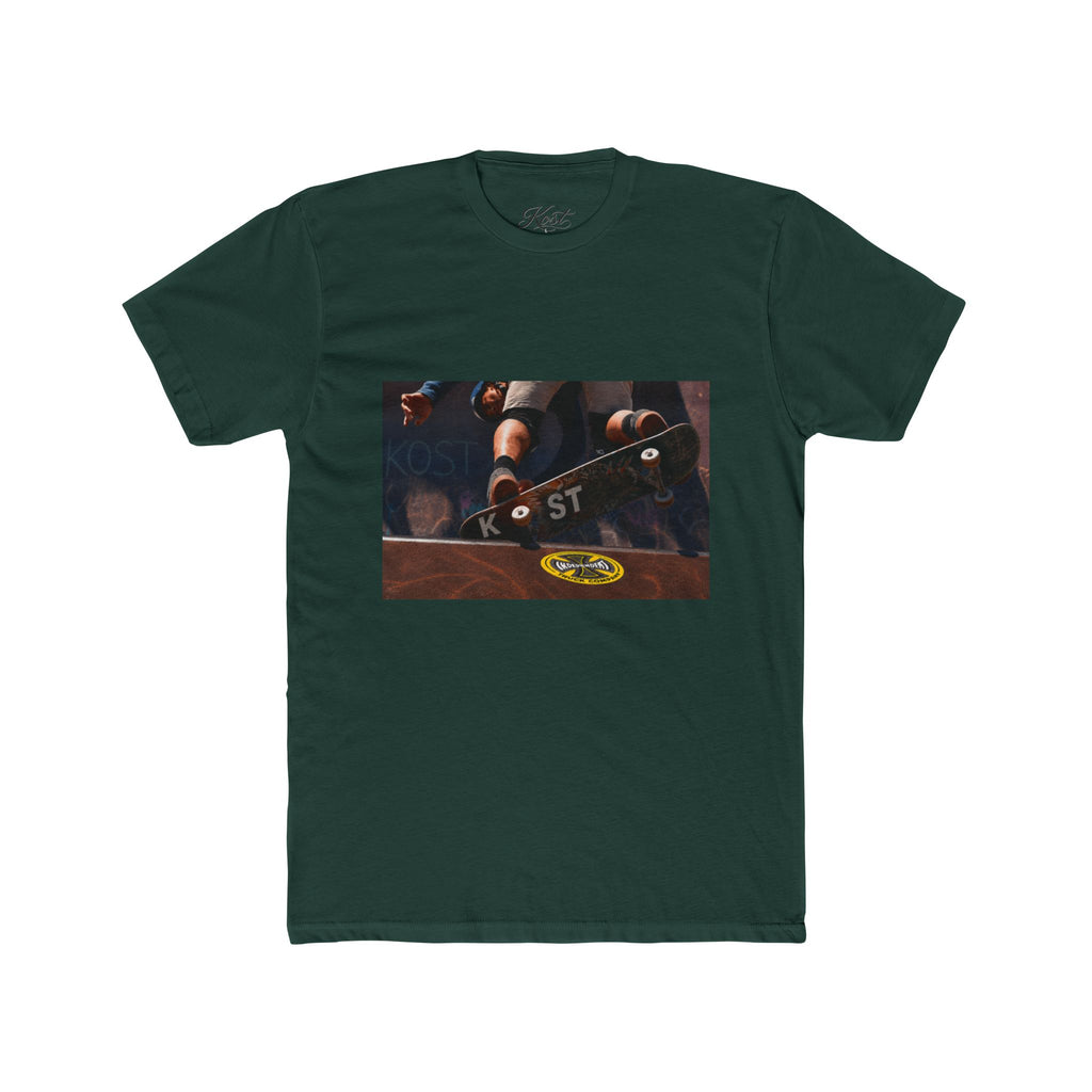 Skateboard Trick Photo Tee — Vintage Skate Deck Graphic T-Shirt