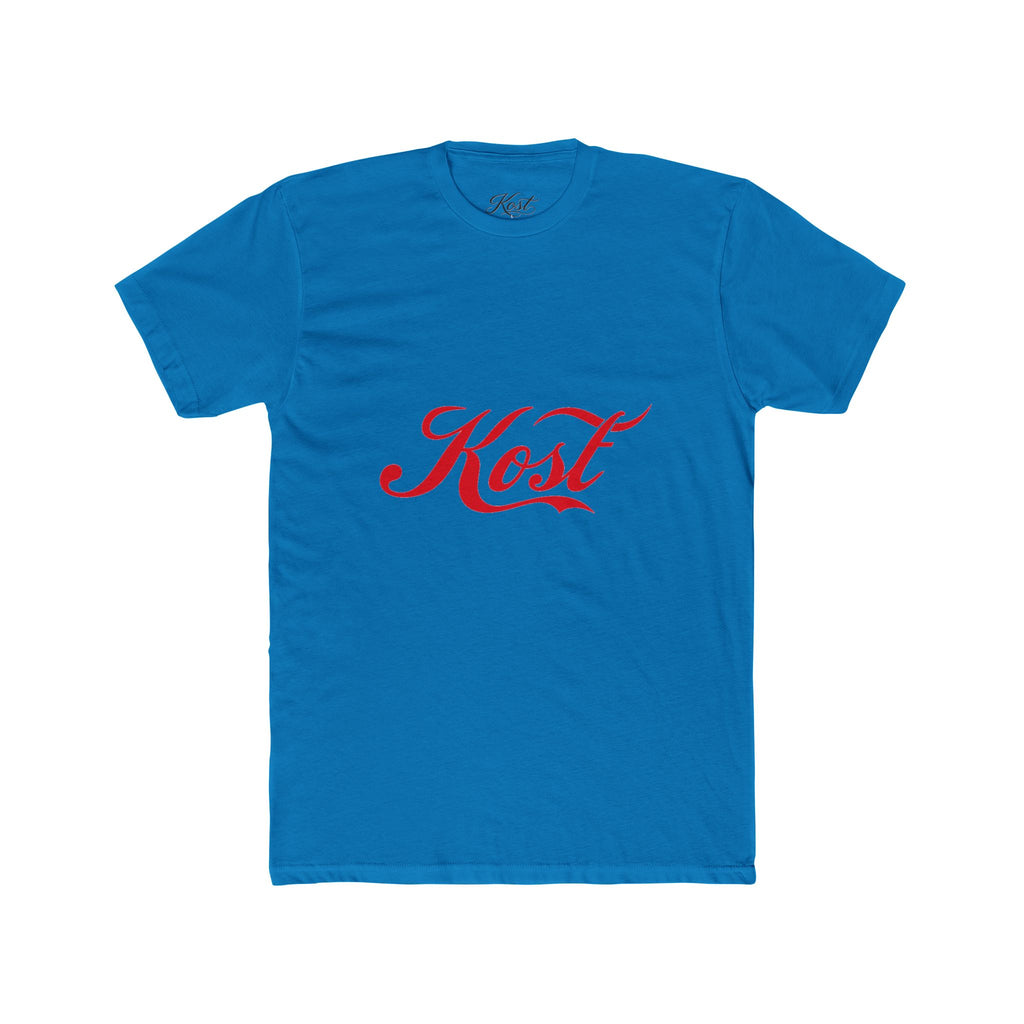 Kost Script Tee — Vintage Red Logo Cotton T-Shirt