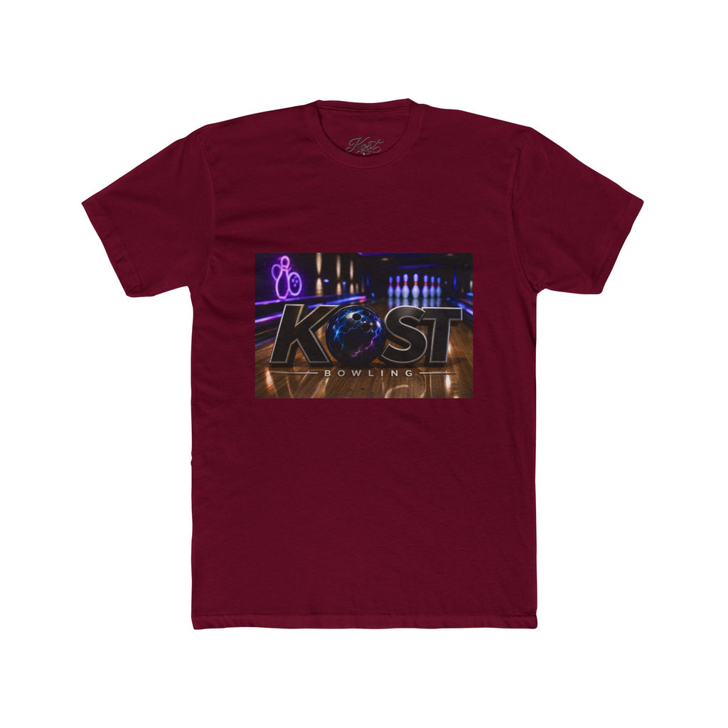 KØST Bowling Alley Photo Tee — Retro Neon Bowling Shirt