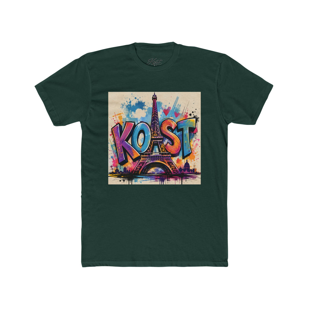 Paris Graffiti Tee — Colorful 'Koast' Eiffel Tower Street Art T-Shirt