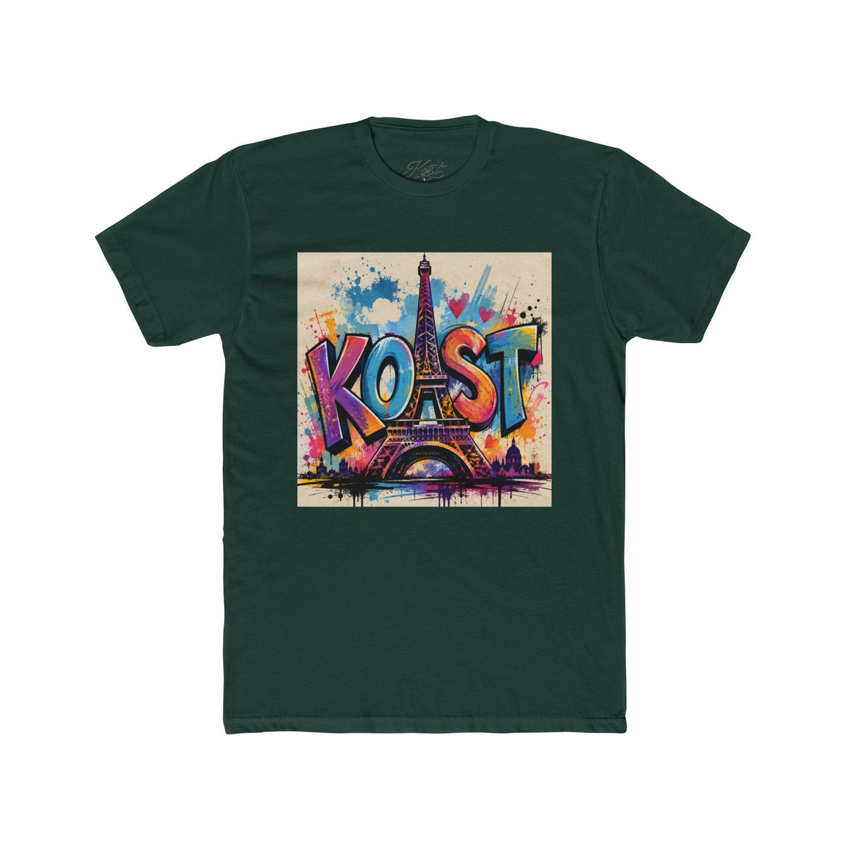 Paris Graffiti Tee — Colorful 'Koast' Eiffel Tower Street Art T-Shirt