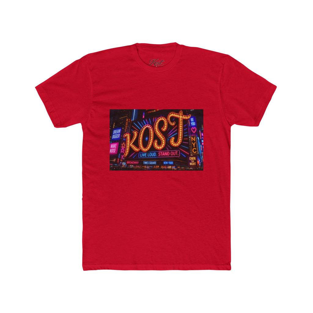 Kost Neon Sign Graphic Tee — Retro City Nightlife T-Shirt