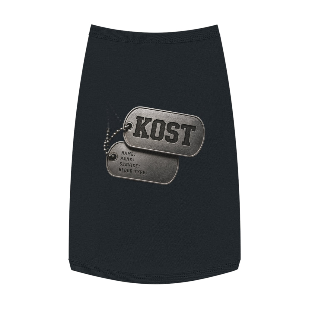 KUST Dog Tag Graphic Pet Tank Top