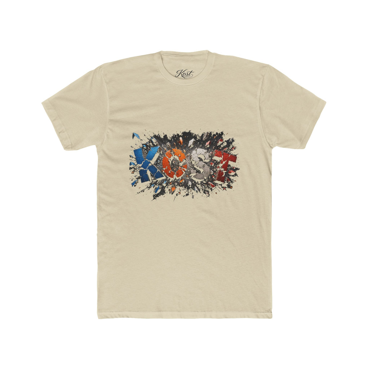 Abstract Color Splash Graphic T-Shirt