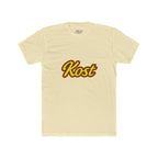 Kost Script T-Shirt — Retro Yellow & Red Logo Tee