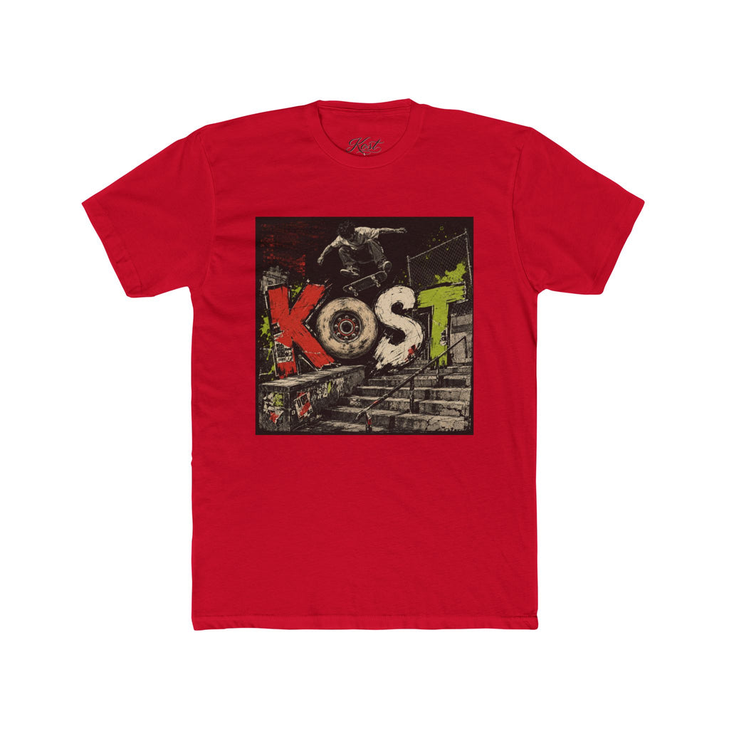 Kost Skate Graphic Tee — Vintage Skateboard Street Art T-Shirt