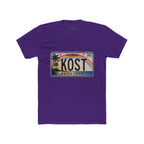 Hawaii License Plate Tee – KOST Aloha State Retro Palm Rainbow T-Shirt