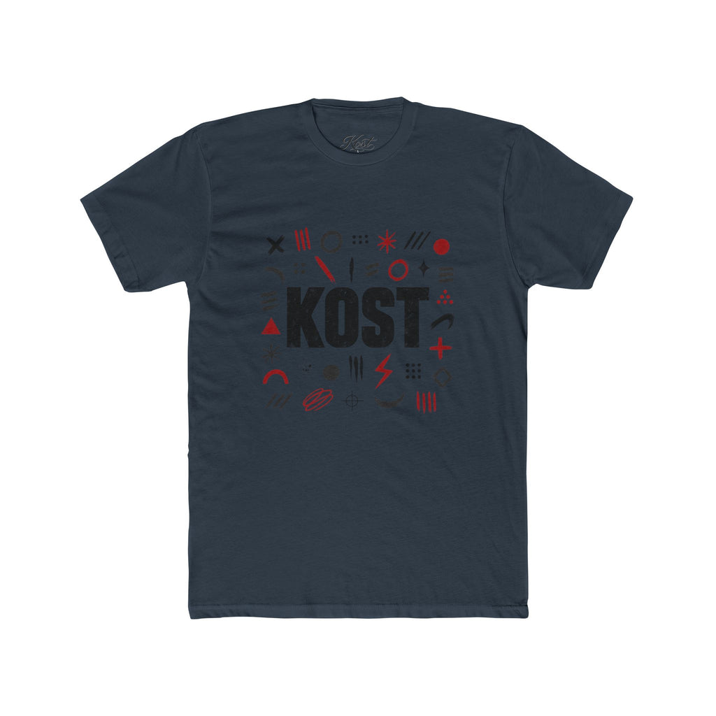 KOST Graphic Tee — Retro Geometric Logo T‑Shirt