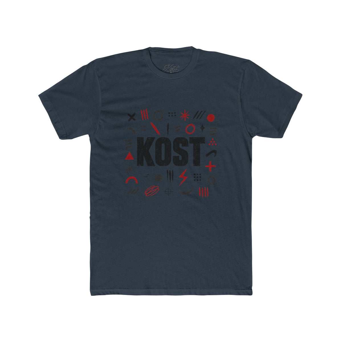 KOST Graphic Tee — Retro Geometric Logo T‑Shirt