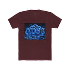 Cloud Glow T‑Shirt — 'KOST' Neon Blue Cloud Graphic Tee