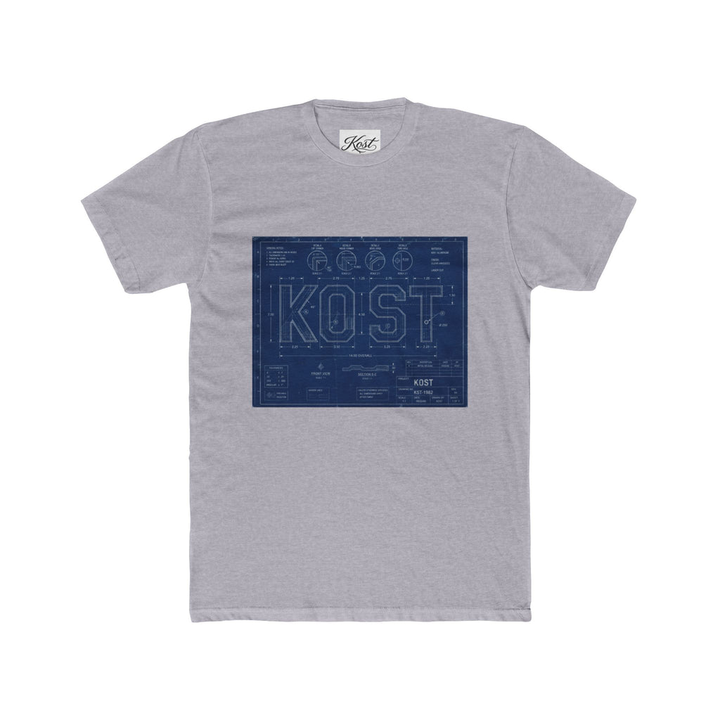 Blueprint Crew Tee — KOST Technical Graphic T-Shirt