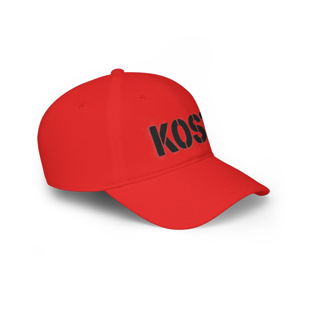 KOST Red Low Profile Baseball Cap
