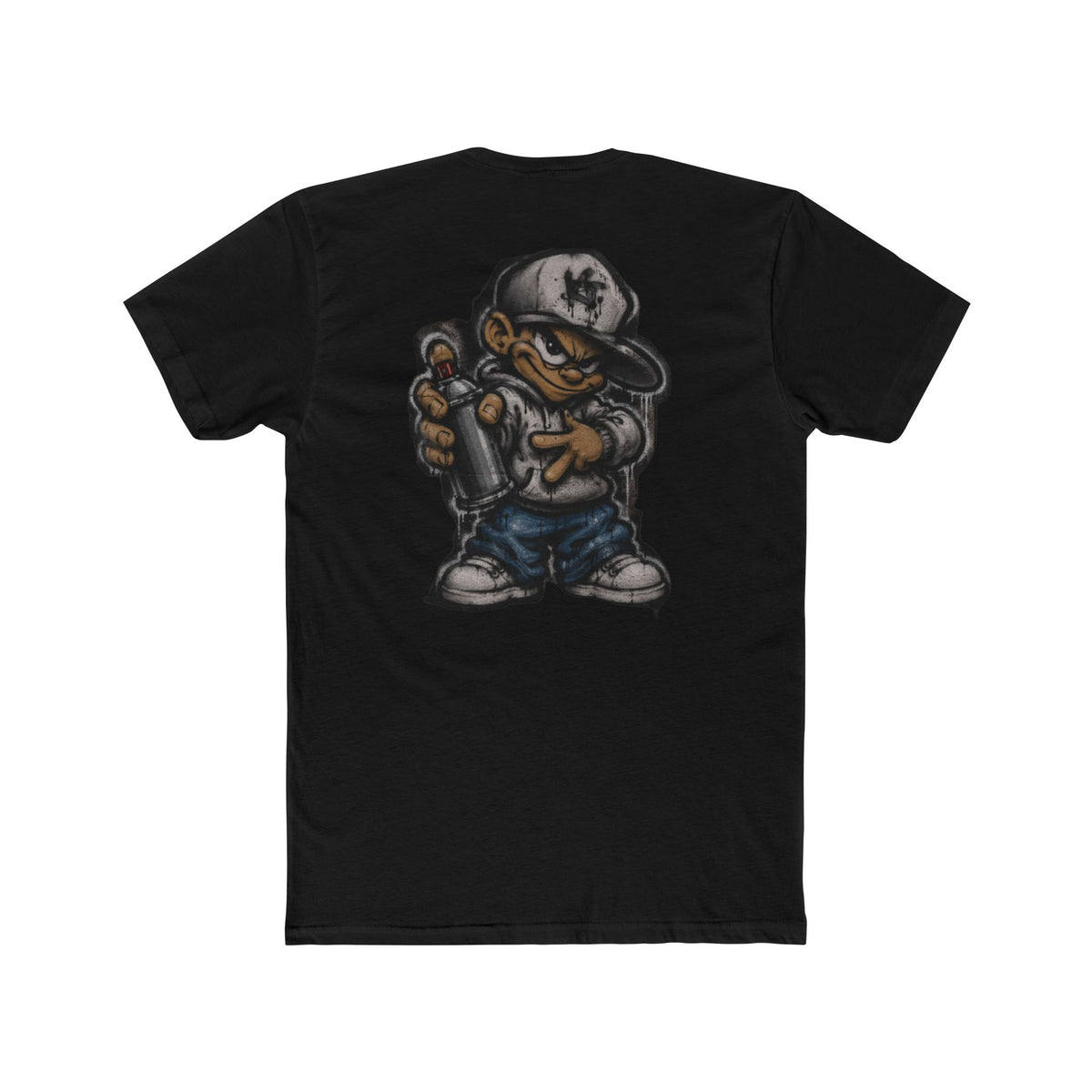 Crew Tee — KOST Graffiti Logo & Urban Character Streetwear
