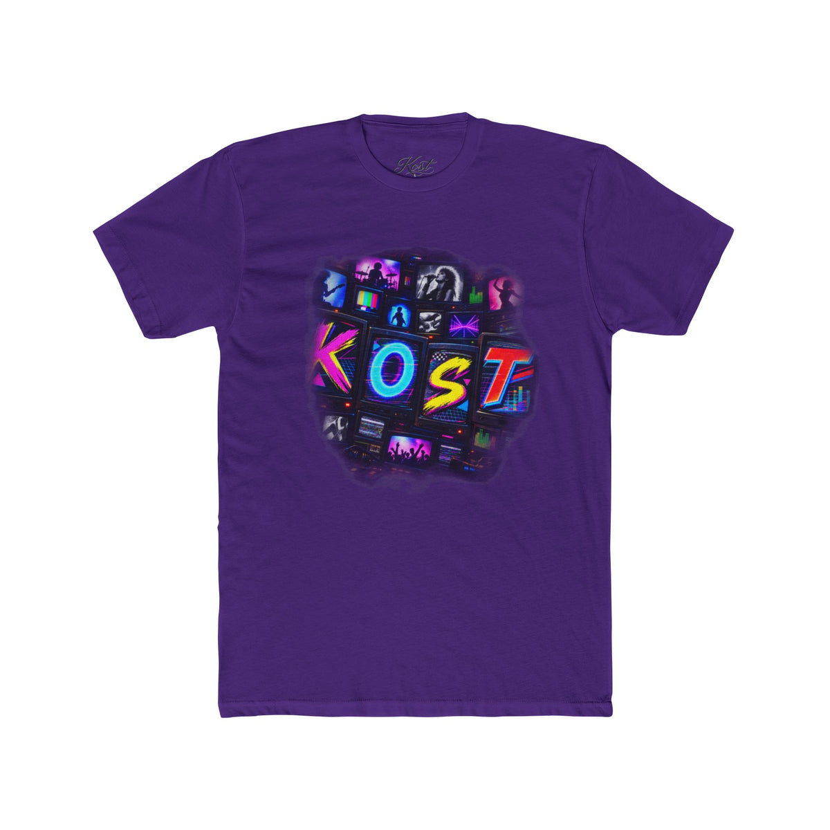 KOSTI Colorful Abstract Graphic T-Shirt
