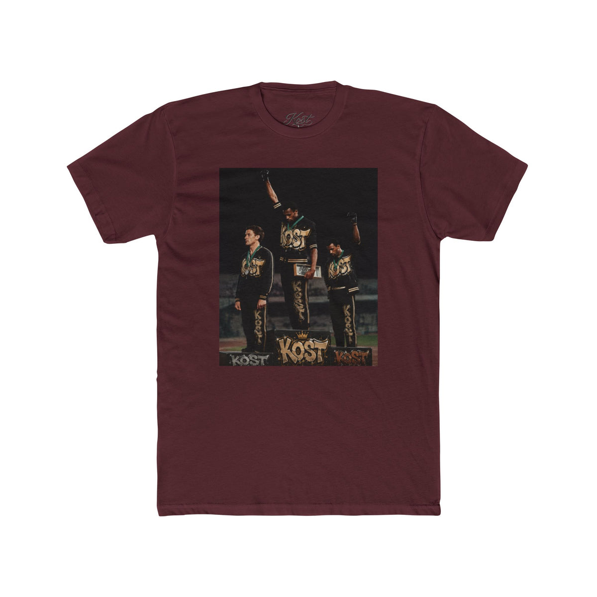 Vintage Band Photo Tee — KOST Crew Portrait Graphic T-Shirt
