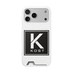 KOST Logo Phone Case with Card Holder