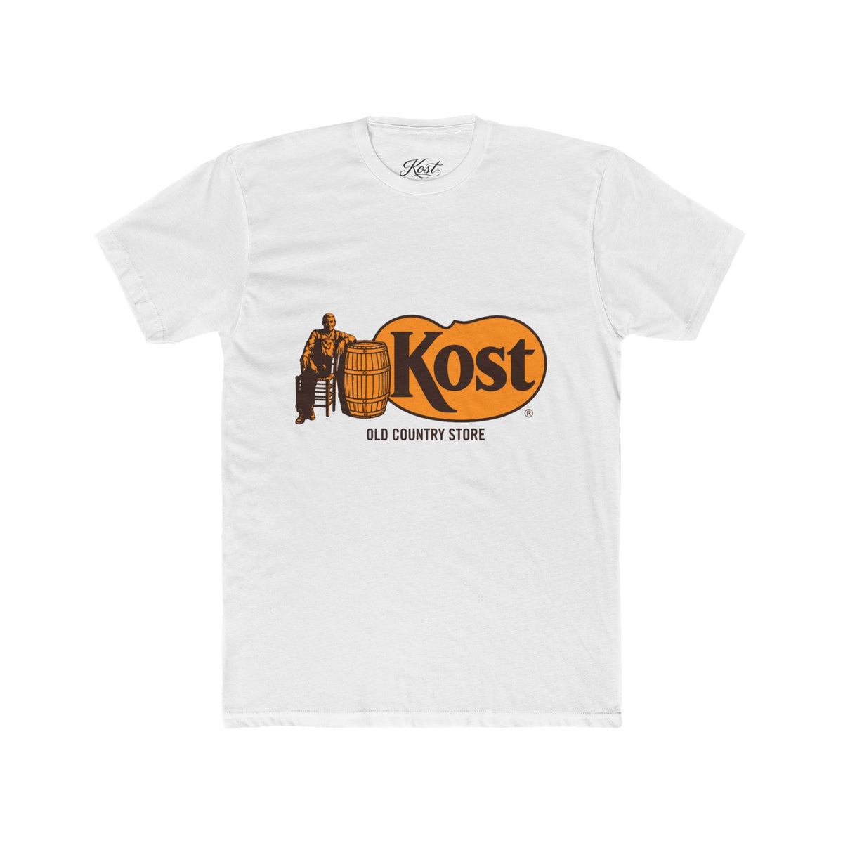 Kost Old Country Store Tee — Vintage Barrel Logo Cotton T-Shirt