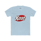 Kost Logo Tee — Retro Red Oval Graphic Cotton T‑Shirt