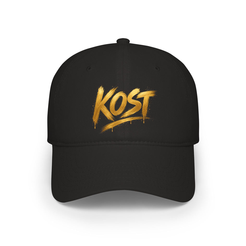 KOST Gold Brush Script Cap