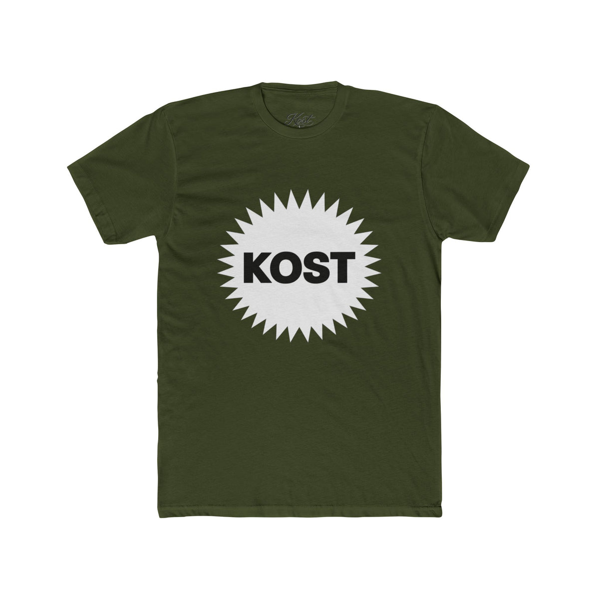 KOST Starburst Graphic Tee — Retro Logo Crewneck T-Shirt