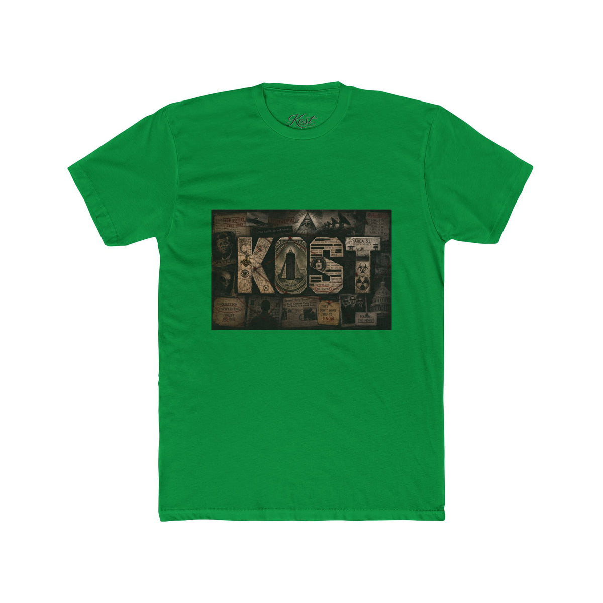 Lost Collage Crew Tee — Vintage Photo Graphic T‑Shirt
