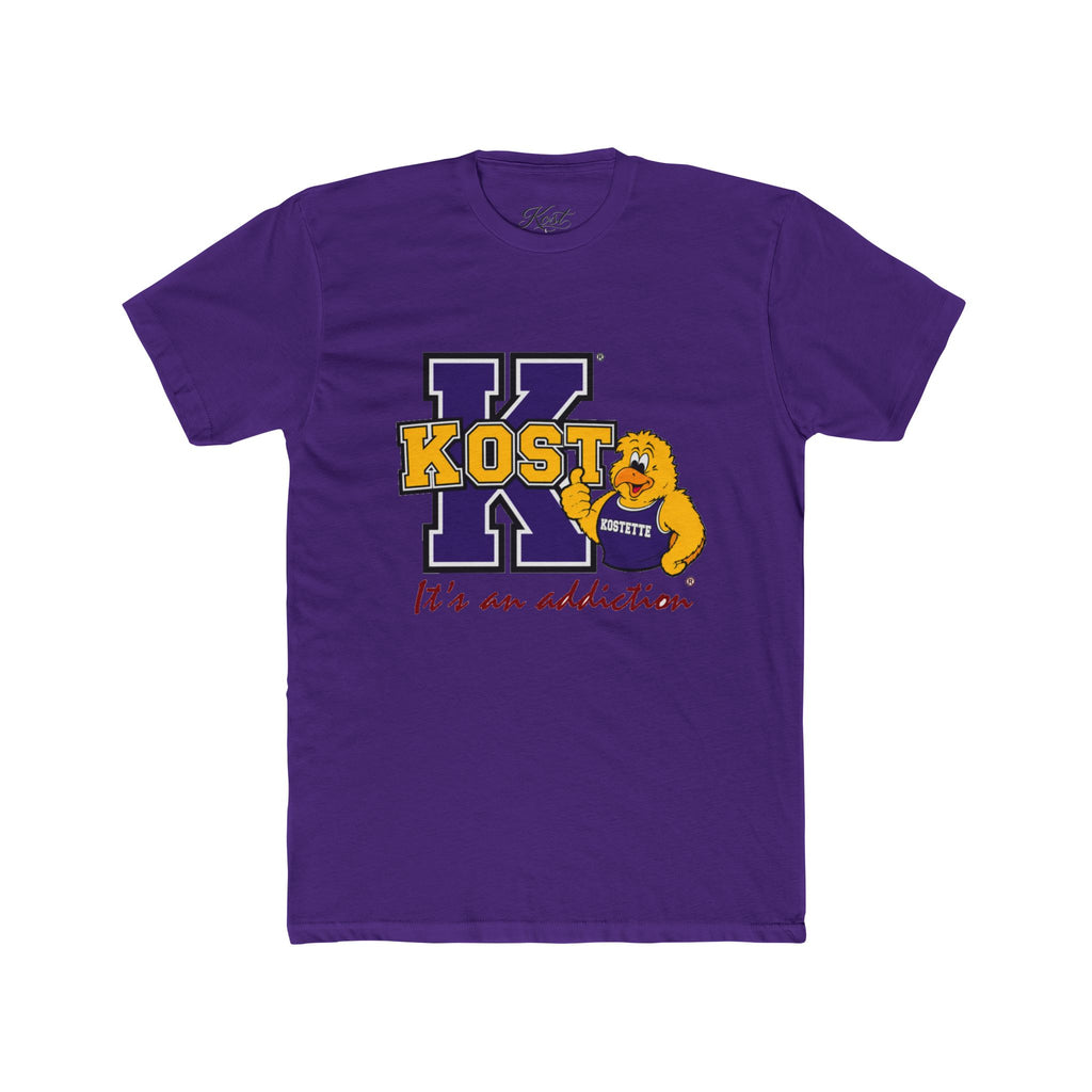 Kost University Bear Crew Tee — "It’s an Addiction" College Spirit T-Shirt