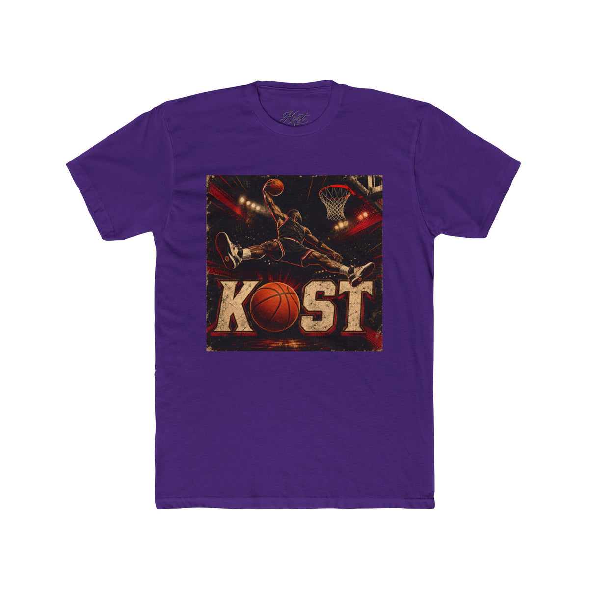 Basketball KOST Graphic Tee – Slam Dunk Court Design