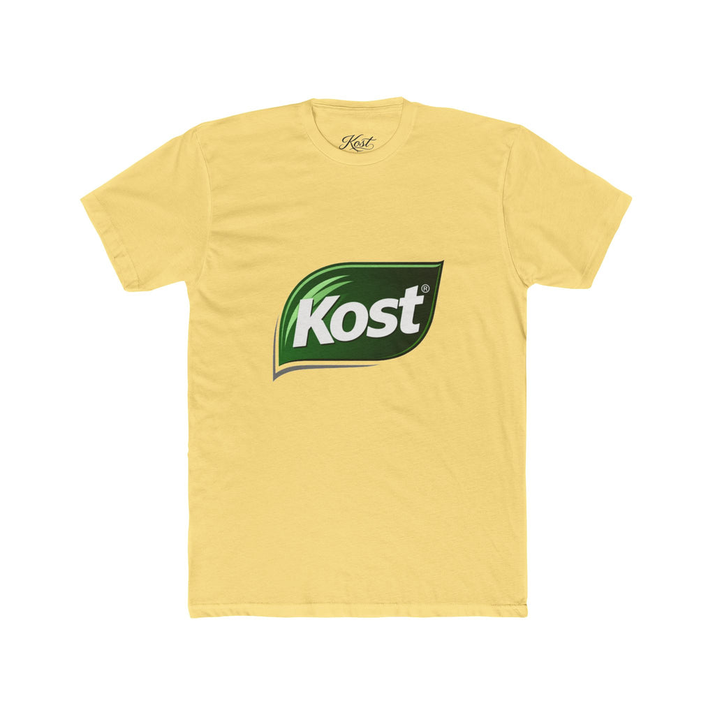 Kost Leaf Logo T-Shirt — Casual Green Logo Tee