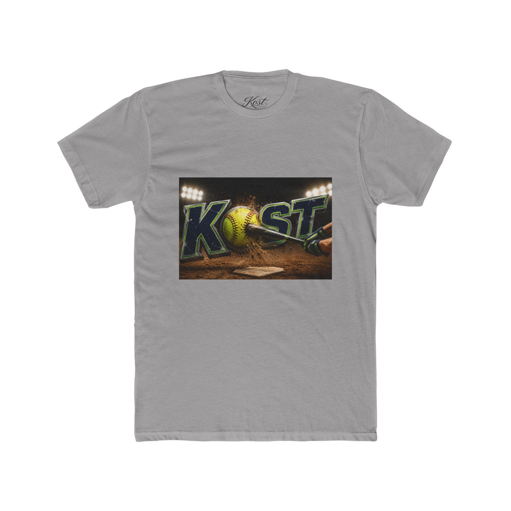 Baseball Stadium Graphic Tee — "Kast" Night Game Design