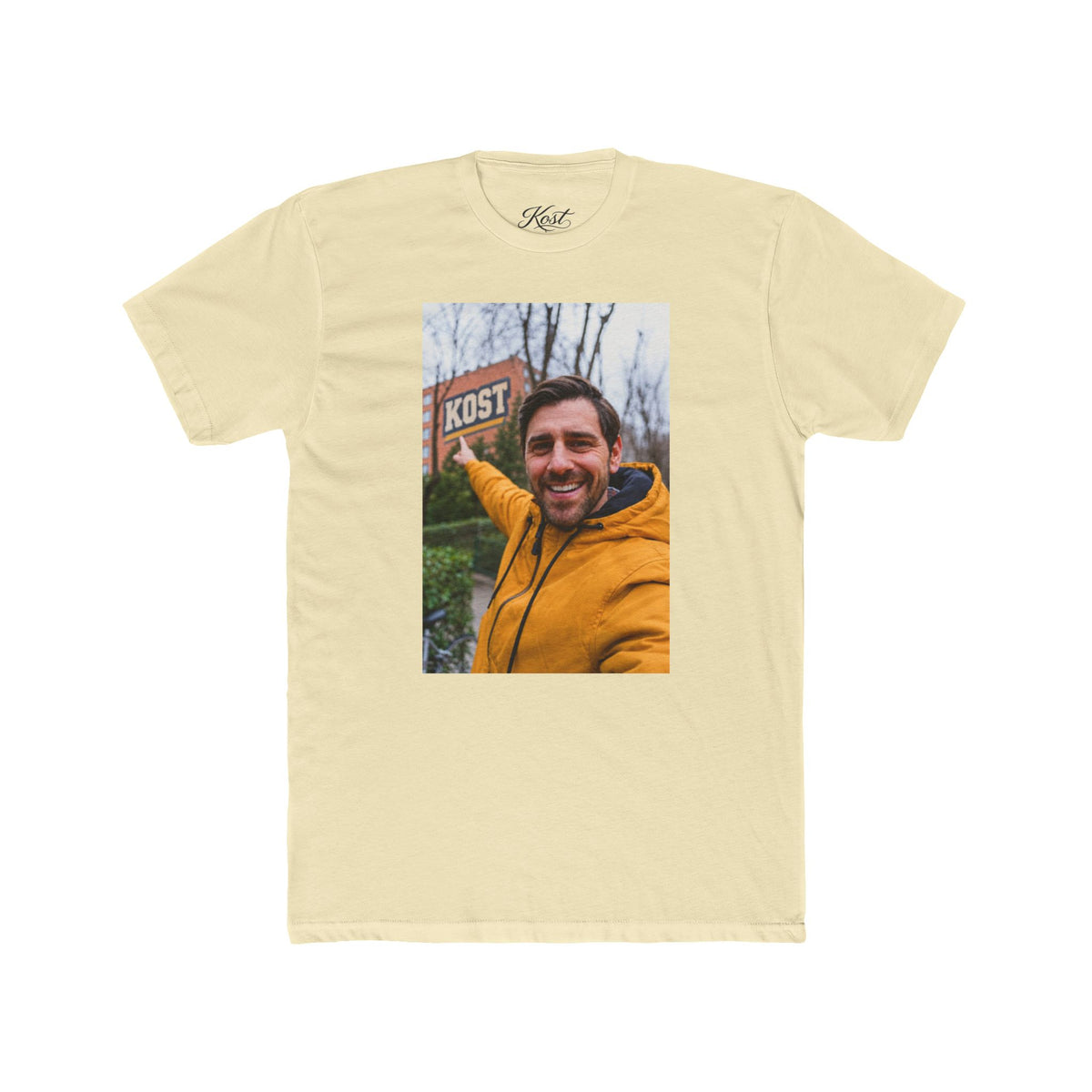 Personalized Photo Cotton Crew T-Shirt